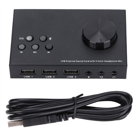 Carte Son Externe USB Stéréo