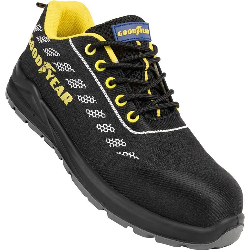 Image secondaire de GOODYEAR Mixte Chaussures de sécurité S1P Noires et Jaunes sans métal numéro 40
