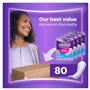 Always Discreet, 80 Serviettes Hygiéniques Incontinence Femme, Long 5 Gouttes, Protection Absorbante pour Fuites Urinaires Impor