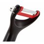 Lagostina Ingenio Smart Eplucheur Vertical, Plastique et Acier, Noir et Rouge