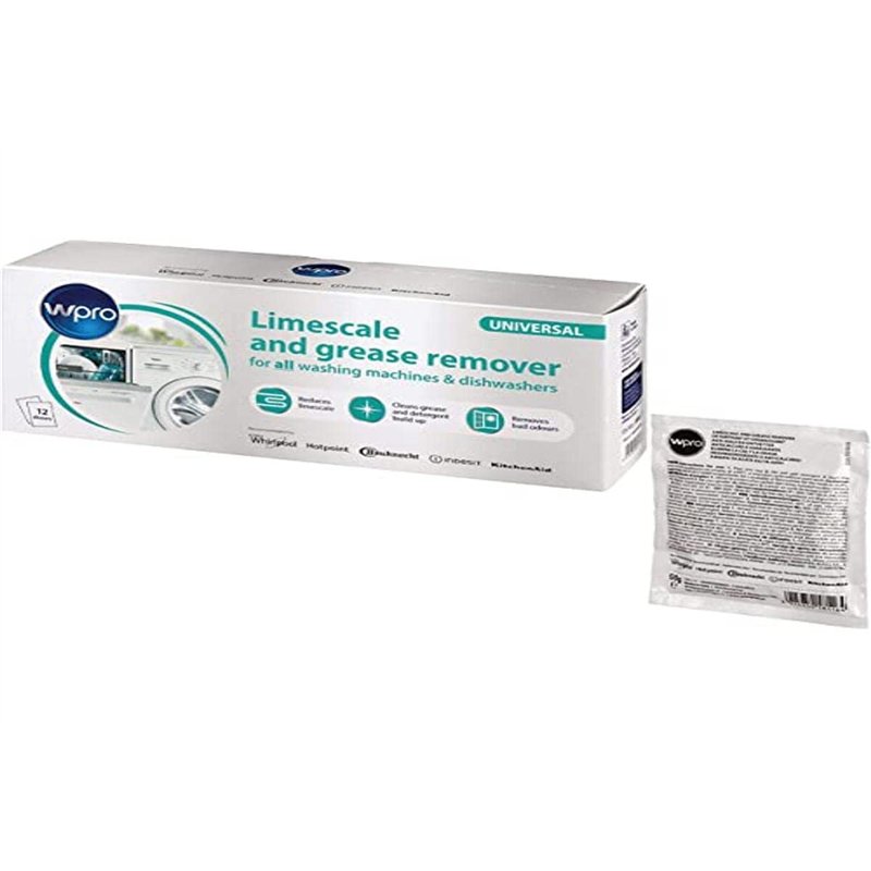 Détartrant WPro X12 pour Lave-vaisselle & lave-linge, 600 g 12 Count (Pack of 1)