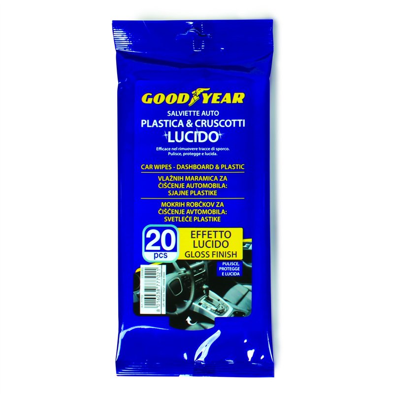 Goodyear 77702 Lingettes humides en plastique et tableaux de bord