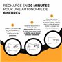 ELETTROCASA - Bouillotte Électrique Teporino - 6h de Chaleur - Bouillotte Éléctrique Rechargeable Prête en 10 Min - Bouillotte É