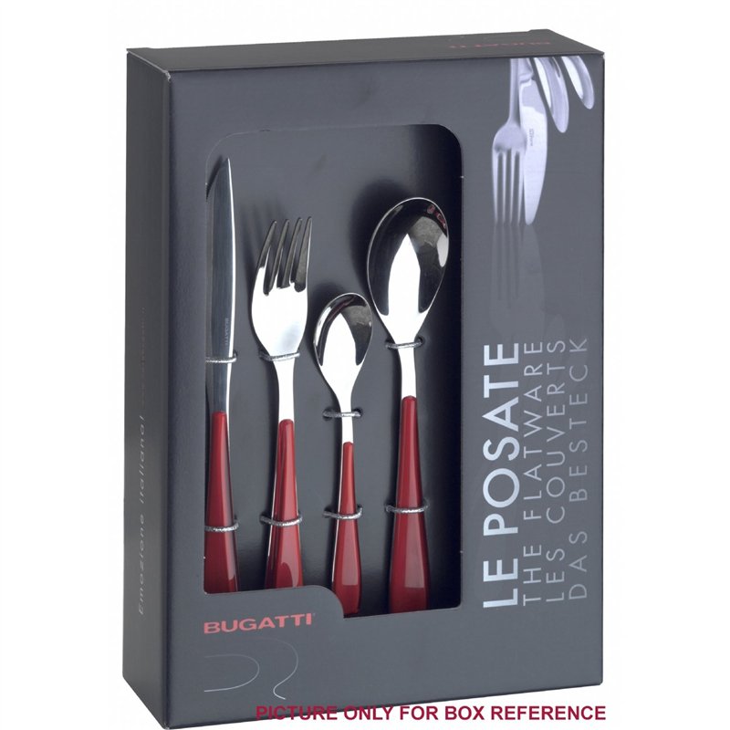 Image secondaire de Ménagère Bugatti Amalfi 24 pièces Acier