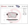 Brembo P68043 Plaquettes de Frein Arrière
