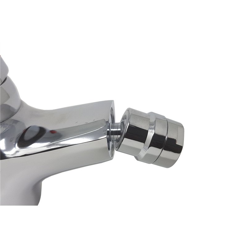 Image secondaire de Robinet mélangeur salle de bain bidet maison tête mobile gris silver basic 8413