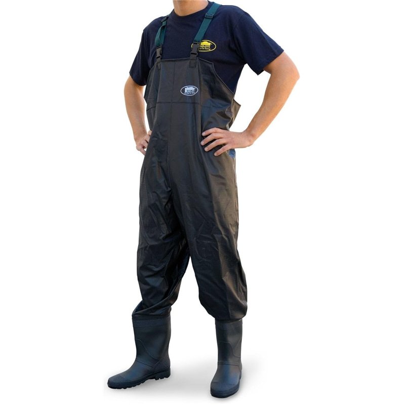 Image secondaire de Lineaeffe Scaphandre PVC Chest Black Taille 41 Waders de Pêche Respirant Néoprène Tour de Poitrine Pantalon Cuissardes