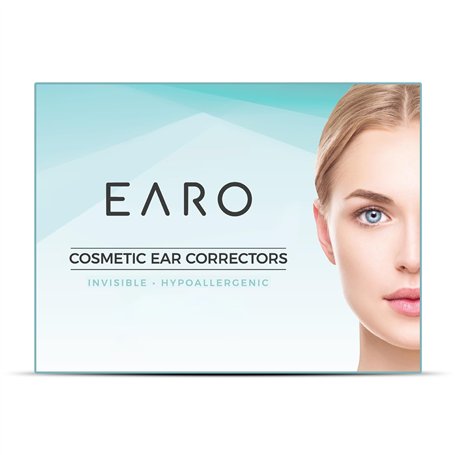 Earo correcteurs cosmétiques oreilles décollées | 20 correcteurs pour oreilles séparées | Alternative à l'otoplastie | Solution
