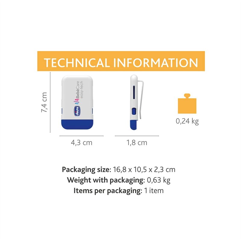 Image secondaire de Chicco Bebècare Easy-Tech Dispositif Universel Anti Abandon de Siège Auto, Appareil Anti Abandon de Siège Auto avec App Bluetooth
