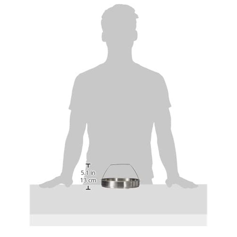 Image secondaire de Lacor R71874G Panier Cuit-Vapeur / Trépied pour Cocotte Minute Classique 22-24 cm, Argenté