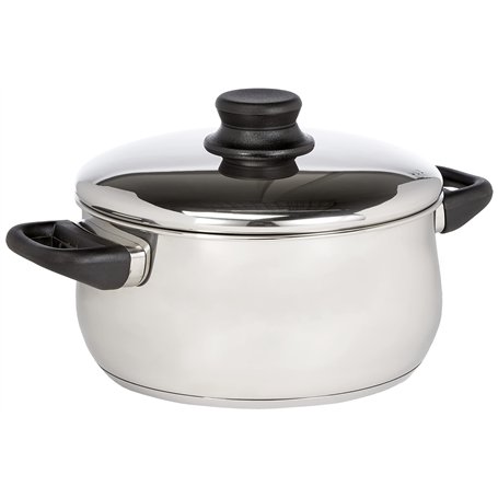 Lacor 14322 Faitout Garinox avec Couvercle 22 cm / 4 Litre