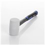 Alyco 196787-Maillet caoutchouc 455 g blanc manche fibre