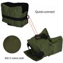 Nocsm Support de Tir Chasse Carabine. Support de Support Avant/arrière SandBag avec résistance à l'eau en Polyester 900 Deniers 