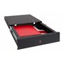 Arregui Box-in 22000-S1 Coffre-Fort tiroir Invisible, à Cacher dans Une plinthe, 9,8 x 41 x 45 cm, 12 L Noir