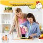 Wohlstand Egg Boiler,Cuiseur à Oeufs Big Boiley 13.3 * 15.7 * 15.7cm, Micro-Ondes Boiler Rapid Egg Cooking Appliances,4 Oeufs