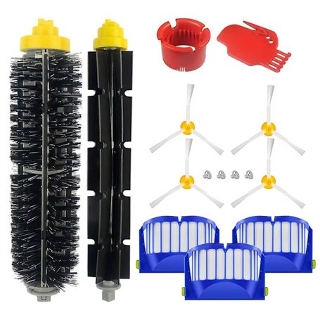 Remplaçant kit Pièces Accessoires pour iRobot Roomba série 600 606 610 614 615 616 620 621 625 630 631 635 640 645 650 655 660 6