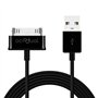 OcioDual USB Data Cable Chargeur Câble de Données Data Sync Noir Compatible avec Samsung Galaxy TAB 2 10.1 P5110 & 7.1 Charger