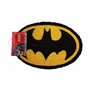 UNIVERSO DC SD Toys Paillasson d'entrée Ovale Batman en Fibre de Coco et Vinyle antidérapant Jaune et Noir 60 x 40 cm