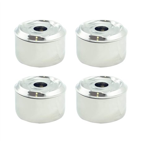 Hostelnovo - Lot de 4 Cendriers à Eau avec Couvercle - Accessoire fumeur Anti-odeurs et Anti-fumée - Dimensions 9 x 7 cm - Porta