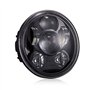 Phare Rond de LEDs 5.75" Modèle Ovni II Customacces pour Harley Davidson Sportster 1200 Forty-Eight 17'-19'