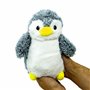 Bouillotte Micro-Onde Peluche (23 cm) - Bouillotte Peluche - Peluche Bouillotte Pingouin - Peluche Chauffante - Bouillotte Doudo
