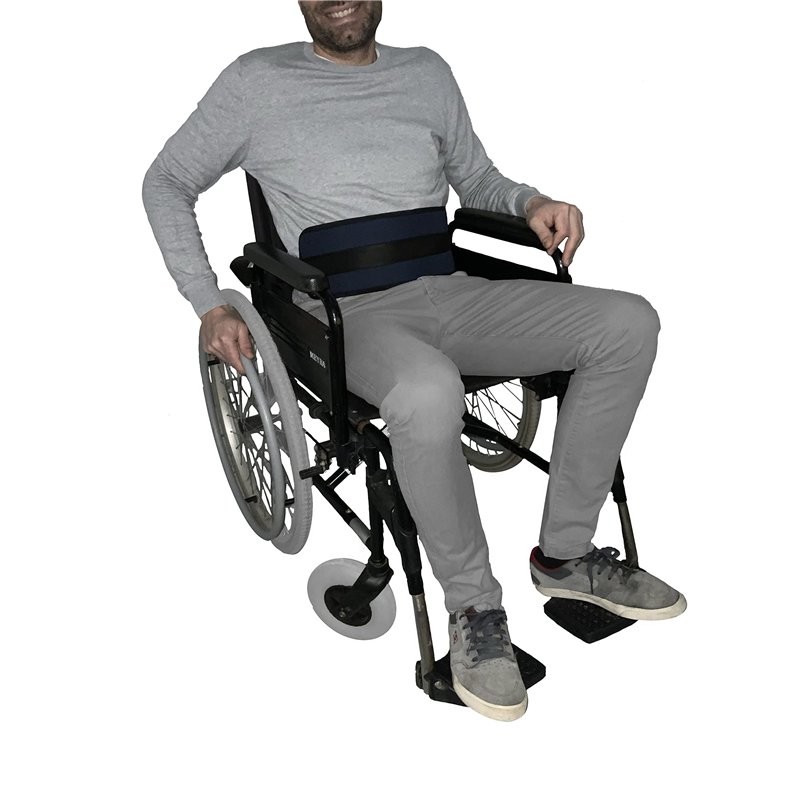 Image secondaire de Gar Medical Ceinture Abdominale de sécurité pour fauteuil roulant ou fauteuil roulant - Haute protection anti-chute, taille uniq