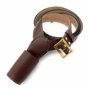 Uniform Store London Ceinture croisée, porte-drapeau, porte-drapeau de ceinture, marron épaule droite miximum taille 76 pouces R