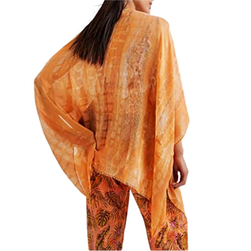 Image secondaire de Desigual Kaftan_Tie Dye C Écharpe Tendance, Orange, U Femmes