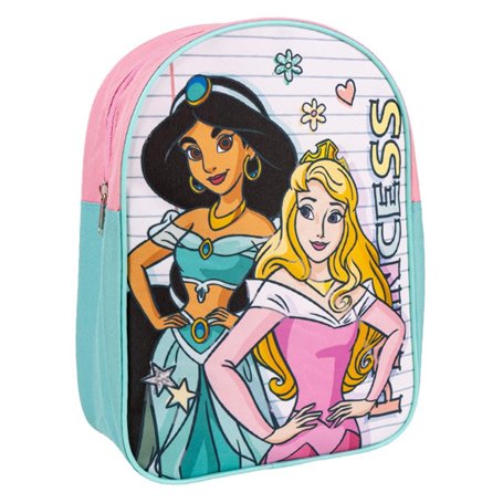 CERDÁ LIFE'S LITTLE MOMENTS Sac à Dos Scolaire pour Enfant Princesses - Fermeture Éclair - 22x10x29 cm - Grand Sac à Dos pour En