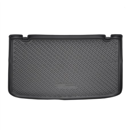 J&J AUTOMOTIVE | Tapis De Coffre en Caoutchouc TPE Toutes Saisons pour Clio 4 3/5P. Berlina 2012-2019 Bord Haut Noir Antidérapan