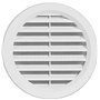 Grille d'aération ronde en plastique