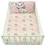 Disney Housse de Couette Bebe 100x135cm et taie d'oreiller 40x60cm | Parure de lit Bebe pour lit 60x120 ou 70x140cm | Linge de l
