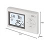 EMOS P5607 Thermostat Mural, régulateur de température ambiante, numérique, programmable, avec Protection antigel, Filaire pour 