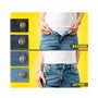 ZEFFFKA Bouton D'extension De Taille En Denim Pour Jeans Et Jupe Boutons Métalliques Confortables 4 Pièces Couleurs Assorties