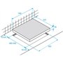 Beko HILW64222S plaque Noir Intégré (placement) Gaz 4 zone(s)