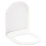 VitrA Integra Nuvoplast Abattant WC universel avec fermeture lente et retrait facile Blanc