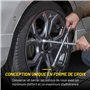Dunlop Croix Roue Voiture - Clé Démonte Roue aux Dimensions 17-19-21-23 mm - Clés en Croix pour Roues - Clé de montage - Cle Dem