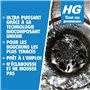 HG Déboucheur Duo - Débouche-Canalisations pour Cuisine & Salle de Bain, Débouche-Lavabo & Évier Ultra-Efficace en 2 Étapes, 2 x