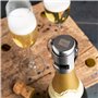 Vacu Vin Bouchon à Champagne - Acier Inoxydable - Bouchon Vide Air pour Bouteilles de Champagne et Vin Mousseux - Préserve le Go