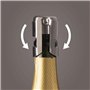 Vacu Vin Bouchon à Champagne - Acier Inoxydable - Bouchon Vide Air pour Bouteilles de Champagne et Vin Mousseux - Préserve le Go