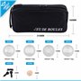 Engelhart - 010203 - Sacoche de Transport avec Jeu de 8 Boules de Pétanque - Inclut Distance-Mètre - Sacoche Pratique - Jeux Ext