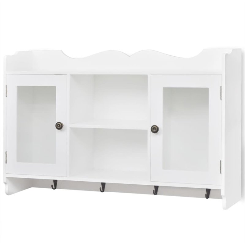 vidaXL Étagère murale blanc 100x15x70 cm bois d'ingénierie