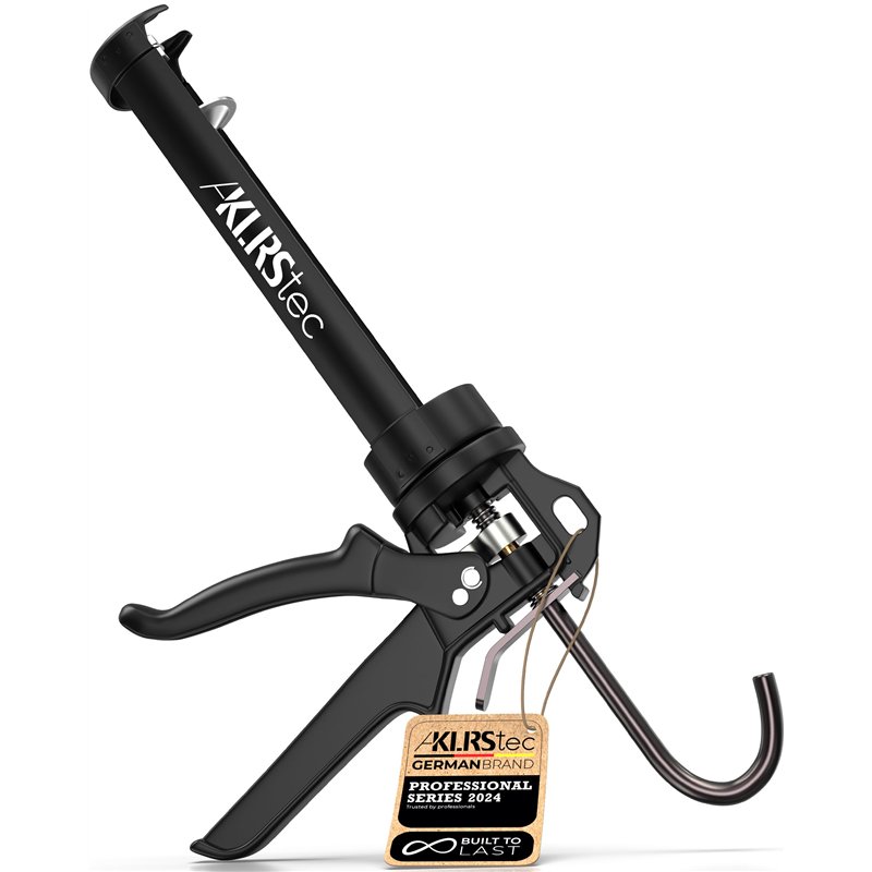 KLRStec Pistolet à cartouche professionnelle avec un rapport maximal de 25:1 - Pistolet a silicone/Pistolet mastic pour toutes l