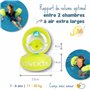 Flotteurs EDWEKIN® pour Enfants avec Chambres à air Extra Larges ; Brassards pour bébés/Jeunes Enfants de 1 à 6 Ans, Design Tran