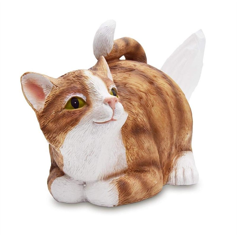 Image secondaire de Mikamax - Cat Tissue Holder - Amoureux du Chat - Distributeur de Mouchoirs - Résine - 30 x 23 x 23 cm