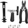 MMOBIEL 3 en 1 Jeu d’outils chaîne vélo : briseur de chaîne/Indicateur de mesure d'usure chaînes/Pince à maillon de chaîne pour