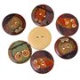 Handarbeit-Lieblingsladen Lot de 15 boutons à coudre en bois en forme de hibou Marron Diamètre 3 cm