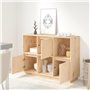 vidaXL Buffet en pin massif 110,5 x 35,1 x 80 cm