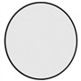 Revera Miroir mural noir Ø 40 cm Rond