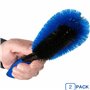 Brosses pour Jantes en Aluminium, Paquet de 2, Poils résistants à la Pression pour Un Nettoyage Doux et Efficace des Jantes Jusq